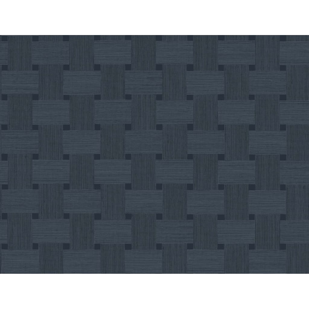 Seabrook Designs Basketweave Embossed Vinyl Unpasted Wallpaper