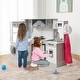 preview thumbnail 14 of 17, Costway Wooden Kids Play Corner Kitchen with Realistic Lights & Sounds - See Details