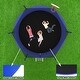 preview thumbnail 2 of 14, 8 ft. Round Outdoor Trampoline with Enclosure Net ﻿