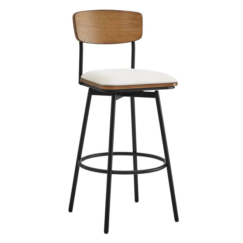 Spruce & Spring Claire Swivel Counter Height Bar Stool Set