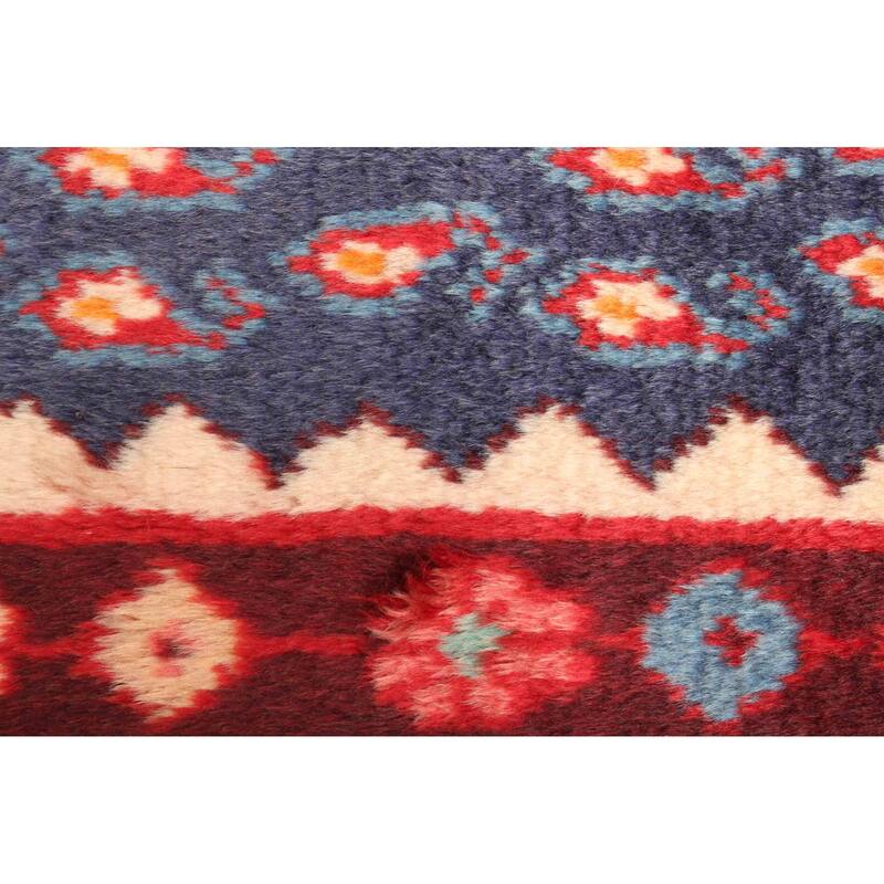 ECARPETGALLERY Hand-knotted Andelz Dark Navy Wool Rug - 3'2 x 5'1