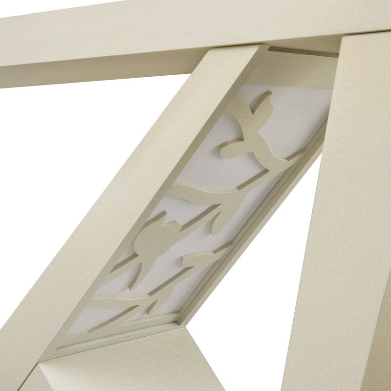 DH BASIC Modern Decorative Console Table with W-Shaped Legs by Denhour
