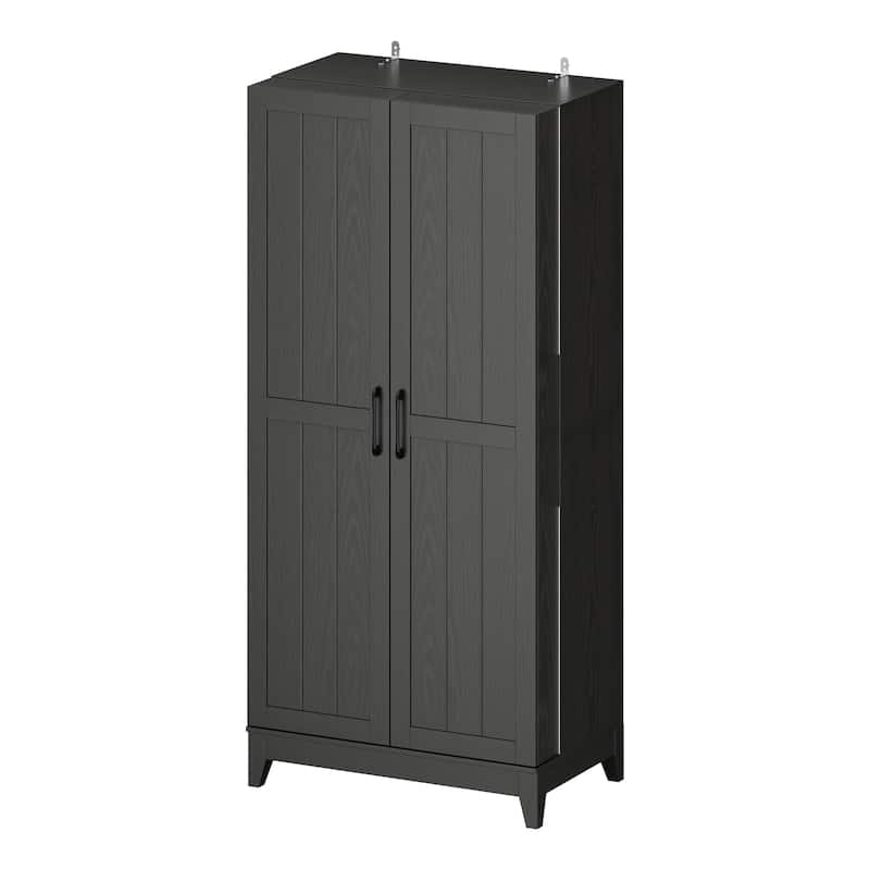Multifunctional Kitchen Cabinetand Wine Cabinet Wine Glass Rack Pantry