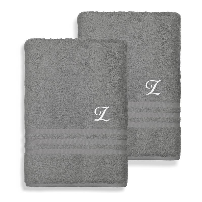 Authentic Hotel and Spa 100% Turkish Cotton 2PC Denzi Bath Sheet Set. - Z