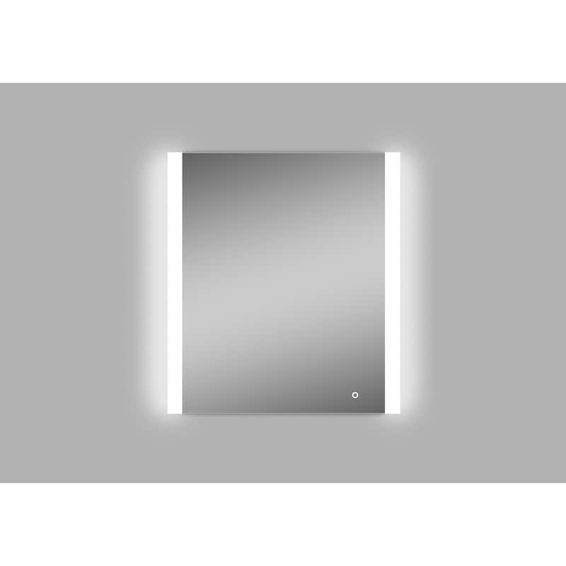 Miseno MM3236LED Athena 32" W x 36" H Rectangular Glass Frameless - Mirrored