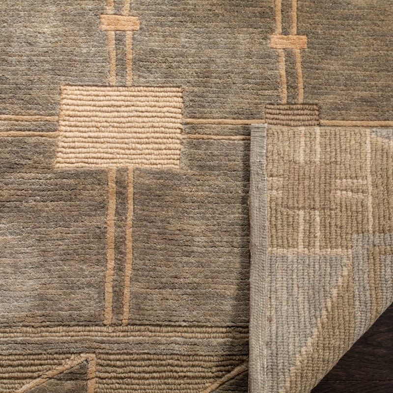 SAFAVIEH Couture Hand-knotted Tibetan Pomme Modern Wool Rug