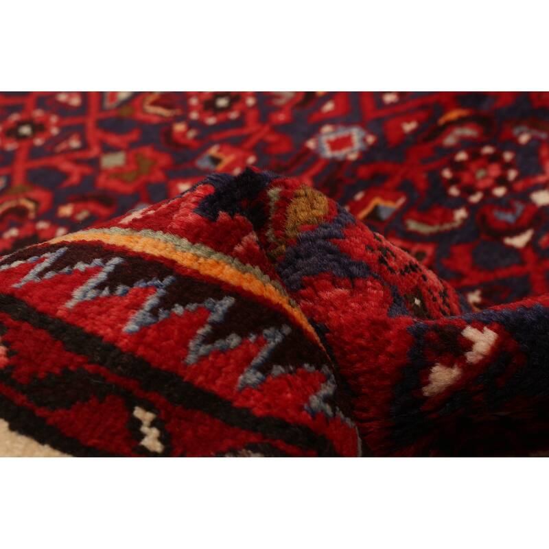 ECARPETGALLERY Hand-knotted Andelz Navy Wool Rug - 4'4 x 14'1