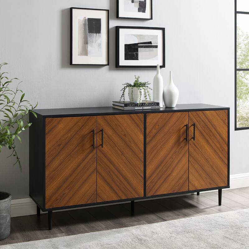 Middlebrook Cassandra 58-inch Mid-Century Modern 4-Door Buffet
