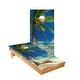 preview thumbnail 1 of 3, Hammock On The Beach Tropical Cornhole Boards NO Bags - Add Board Lights