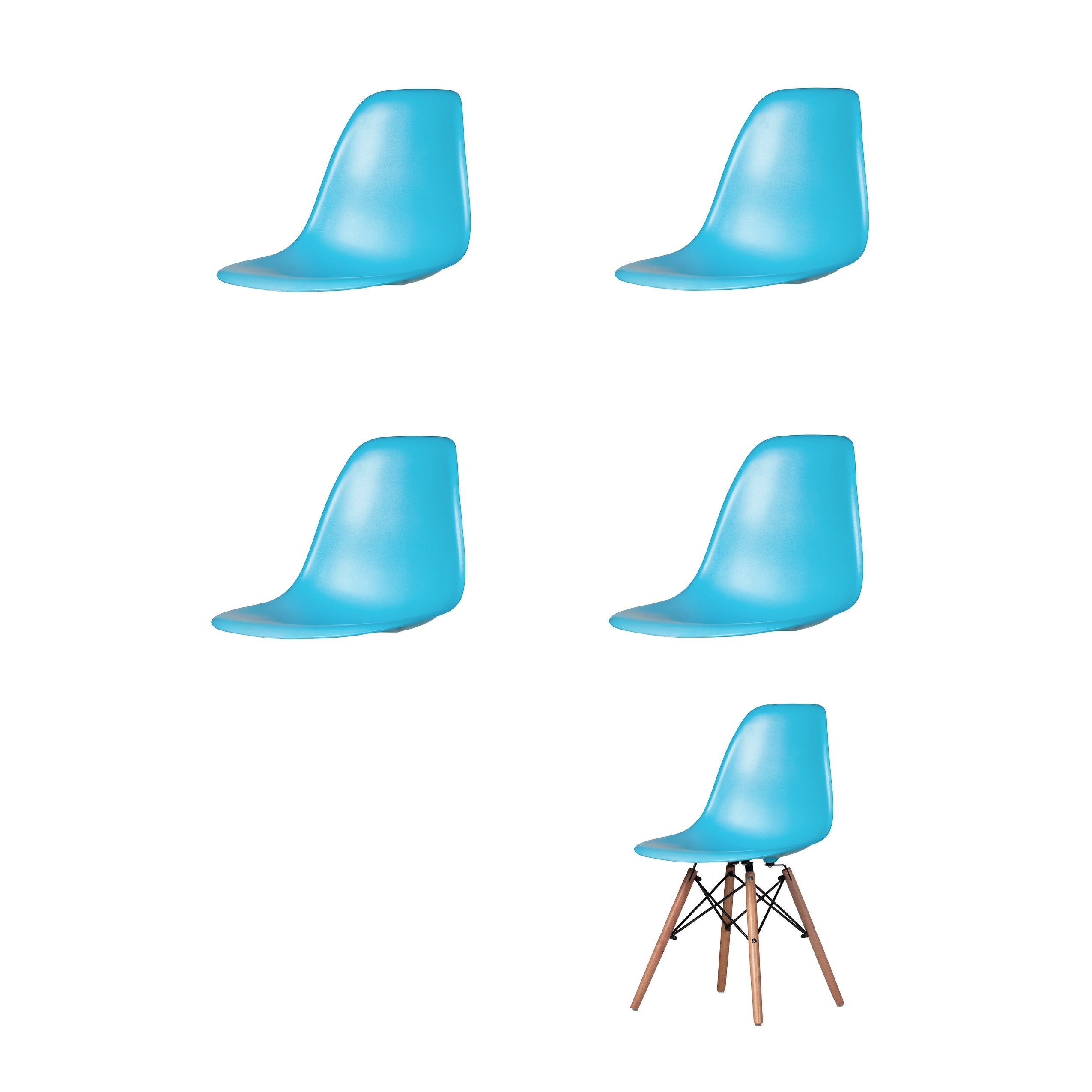 Blue eiffel chair shop