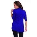 preview thumbnail 3 of 14, Simply Ravishing Women's Basic 3/4 Sleeve Open Cardigan (Size: Small-5X)