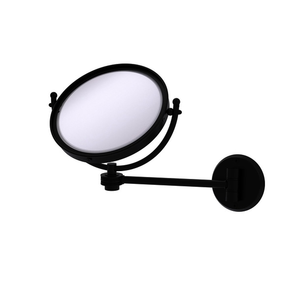 Allied Brass 8-in Wall Mounted Make-Up Mirror 2X Magnification