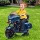 preview thumbnail 38 of 43, Electric Ride-On Motorcycle for Kids - 6V Dirt Bike with USB, AUX, Music, and Headlight - Perfect for Toddlers Ages 1-3