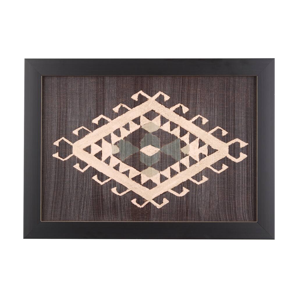Brown Tapestry V Framed Art Print