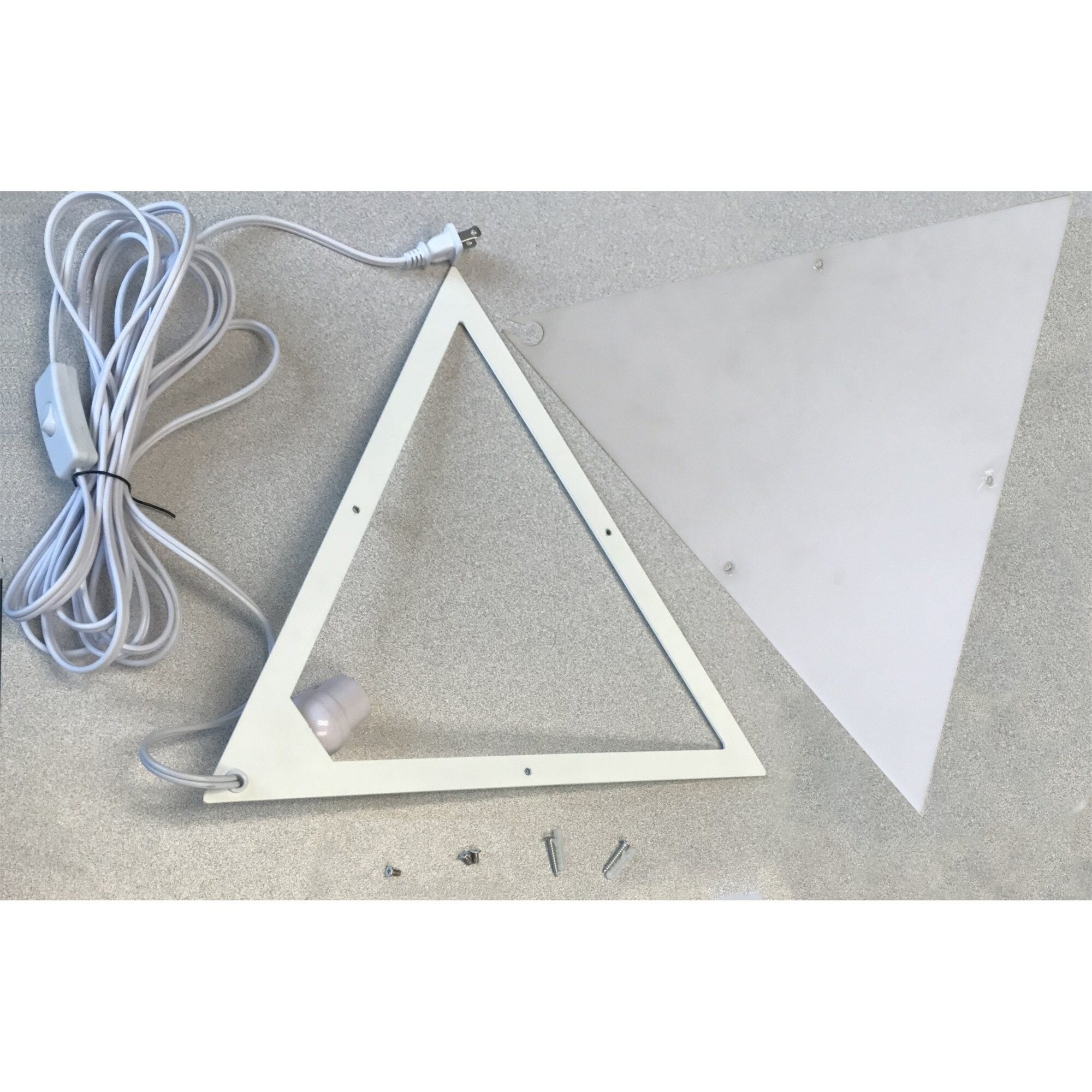 Beacon Triangle Corner Light Plug In 17 Cord White by Home Concept On Sale Bed Bath Beyond 28311926