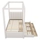 preview thumbnail 5 of 33, Upholstery Canopy Platform Bed with Trundle and Three Storage Drawers