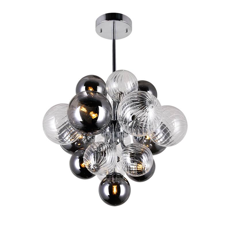 Pallocino 8 Light Chandelier With Chrome Finish - Chrome