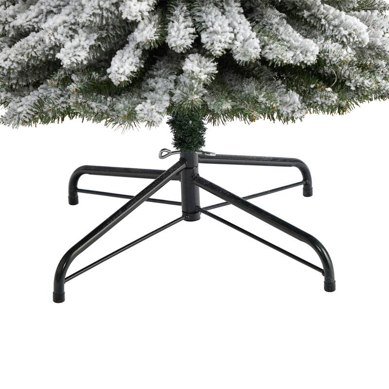 8Ft Pencil Christmas Tree Pre-Lit, Skinny Artificial Tree with 500 Lights, Holiday Decor - Green - 96