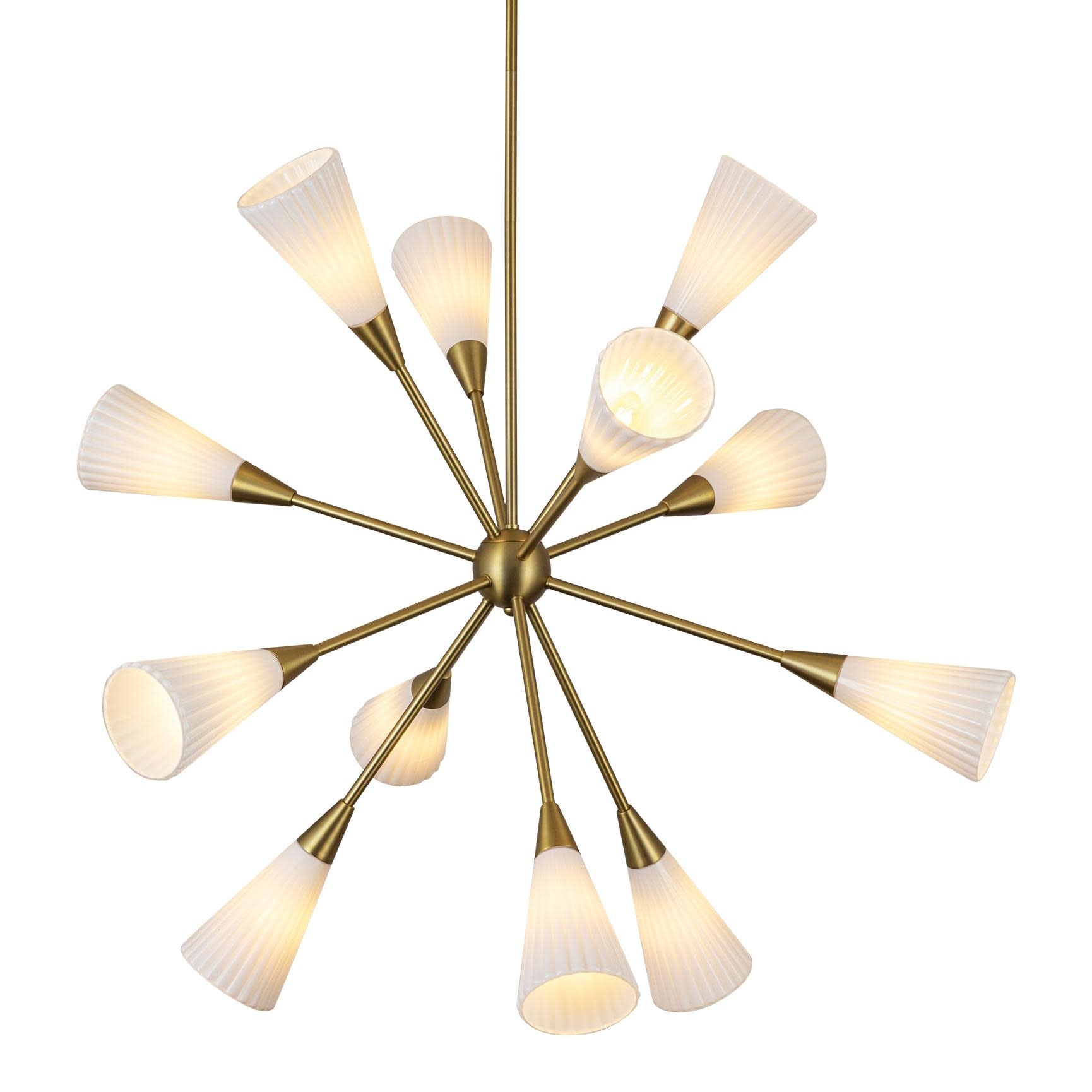 Alora Lighting CH462039 Cosmo 12 Light 39" Wide Sputnik Chandelier
