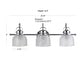preview thumbnail 37 of 113, Shirley Metal/Glass LED Vanity Light, by JONATHAN Y