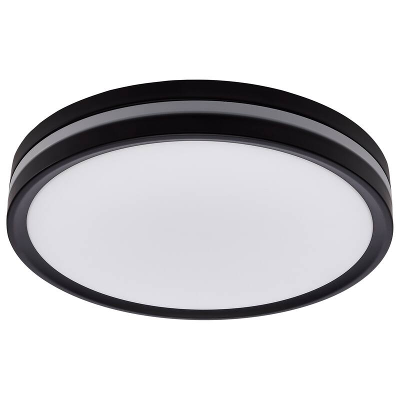 11 Inch Surface Mount with Night Light 5 CCT Selectable Matte Black Finish - Matte Black - Matte Black