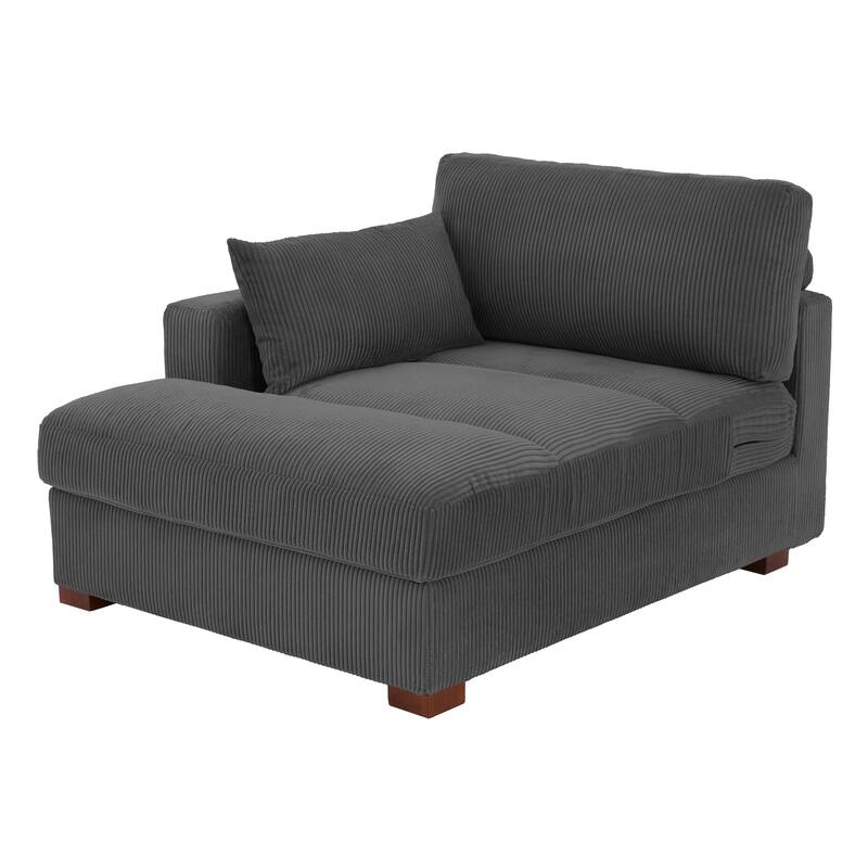 Left and Right Sectional Sofa Set Chaise Lounge Sofa Chair
