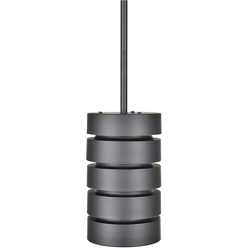 Modern pendant light cylinder mini hanging light with stem