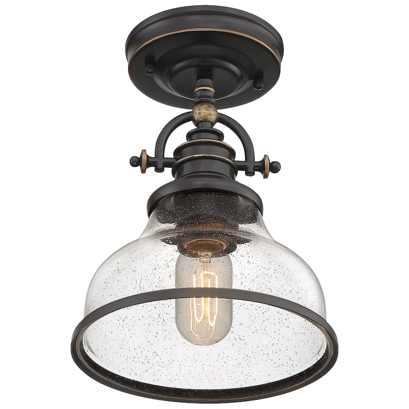 Bellevue Hamblen 8" Wide Semi-Flush Ceiling Fixture