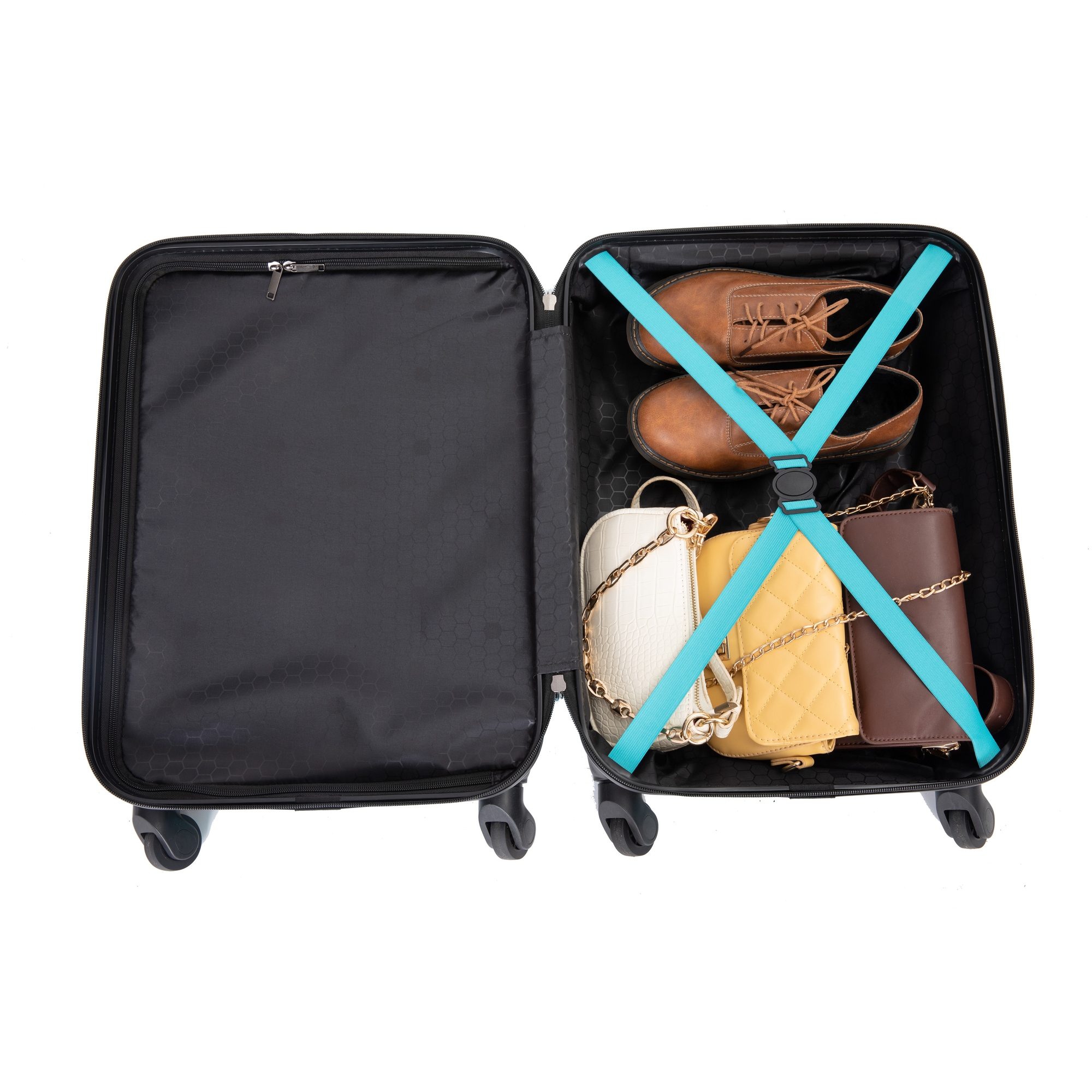 Hardside Expandable Spinner Luggages Green 20 Carry On Turquoise