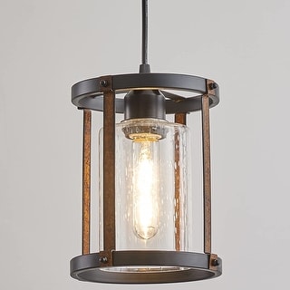 Seeded Glass Pendant Light Rustic Industrial Bed Bath Beyond