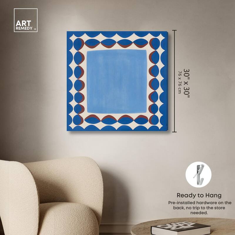Framed in Color II Canvas by Art Remedy, Gallery Wrapped