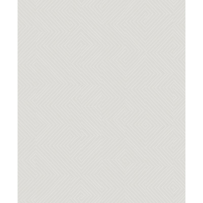 A-Street Prints Ocel Light Grey Geometric Wallpaper