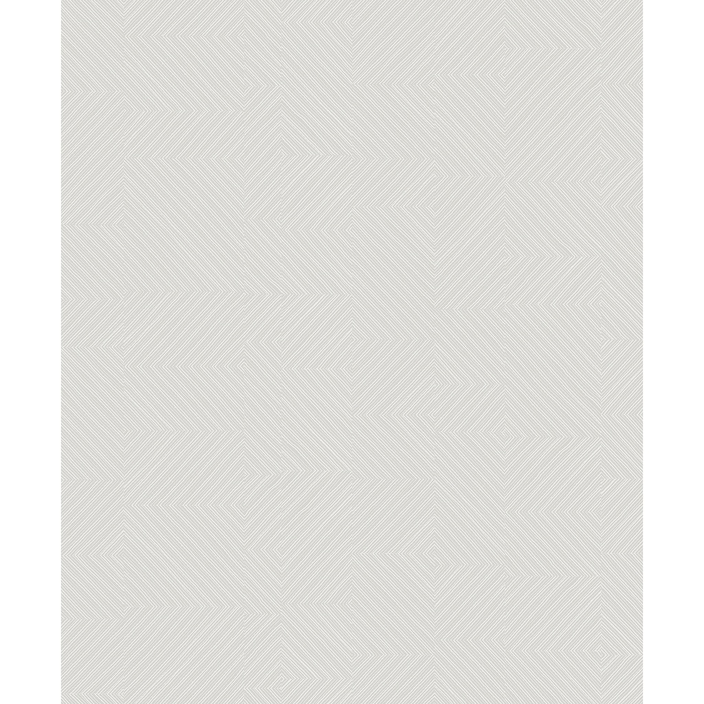 A-Street Prints Ocel Light Grey Geometric Wallpaper