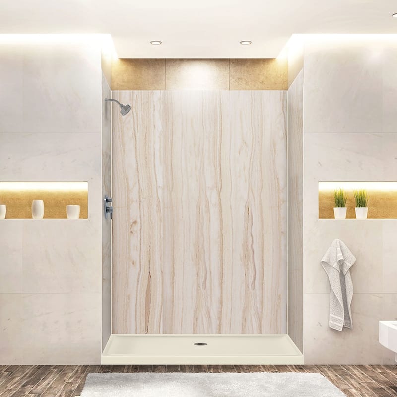 Transolid Expressions 32-in X 60-in X 96-in Glue to Wall Shower/Walls - 60" x 32" x 96"