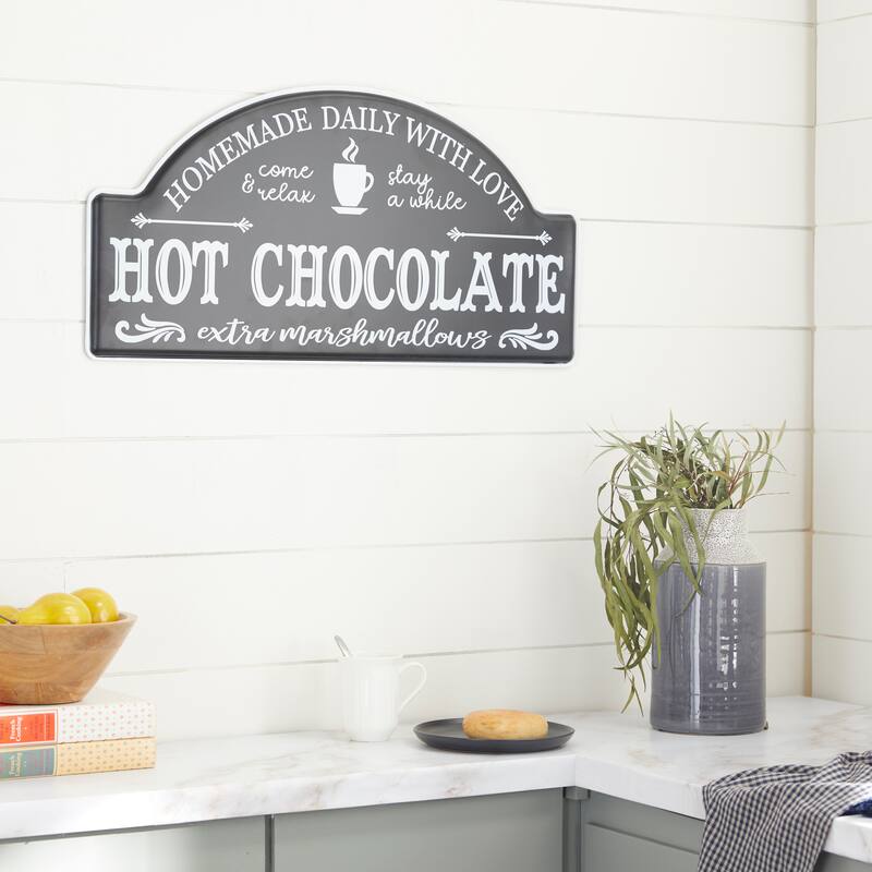 Black Iron Farmhouse Wall Decor 15 x 30 x 1 - 30 x 1 x 15
