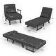 preview thumbnail 13 of 17, Costway Folding 5 Position Convertible Sleeper Bed Armchair Lounge