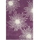 preview thumbnail 39 of 123, SAFAVIEH Handmade Soho Miyase Burst New Zealand Wool Rug 2'6" x 4' - Purple/Ivory