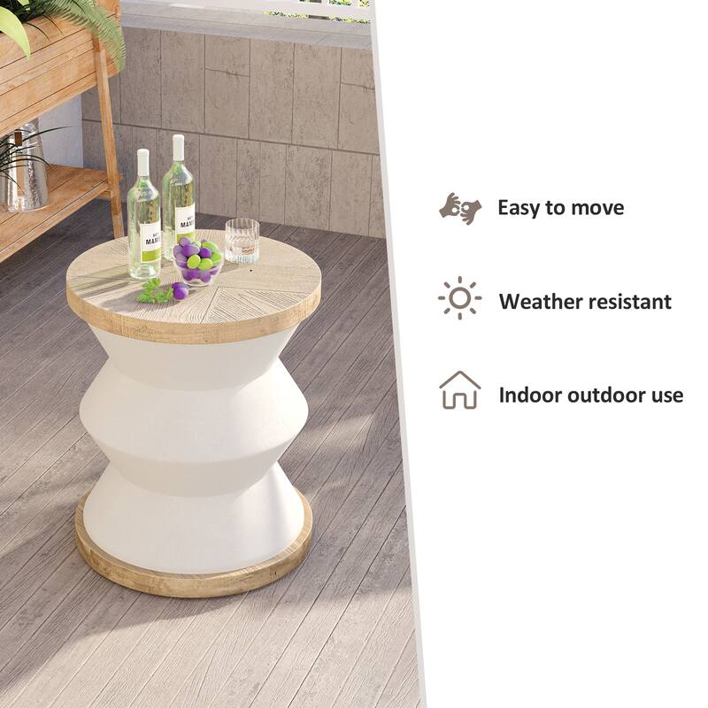 COSIEST Outdoor Patio End Table