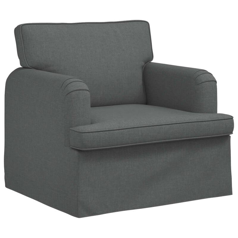 vidaXL Sofa Dark Grey in Fabric
