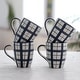 preview thumbnail 2 of 4, Novica Handmade Windowpane Ceramic Mugs (Set Of 4)