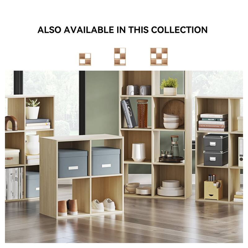 Signature Design by Ashley Piperton Brown 8 Cube Organizer - 24" W x 12" D x 47" H