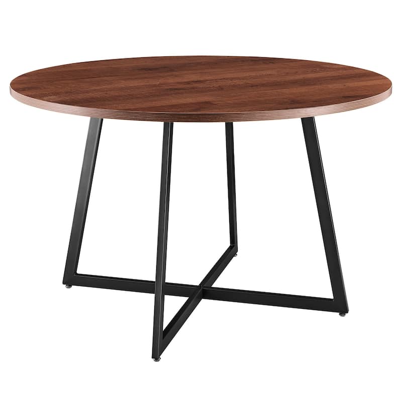 NPD Furniture Courtdale 47 Inch Round Table - Gliese Brown
