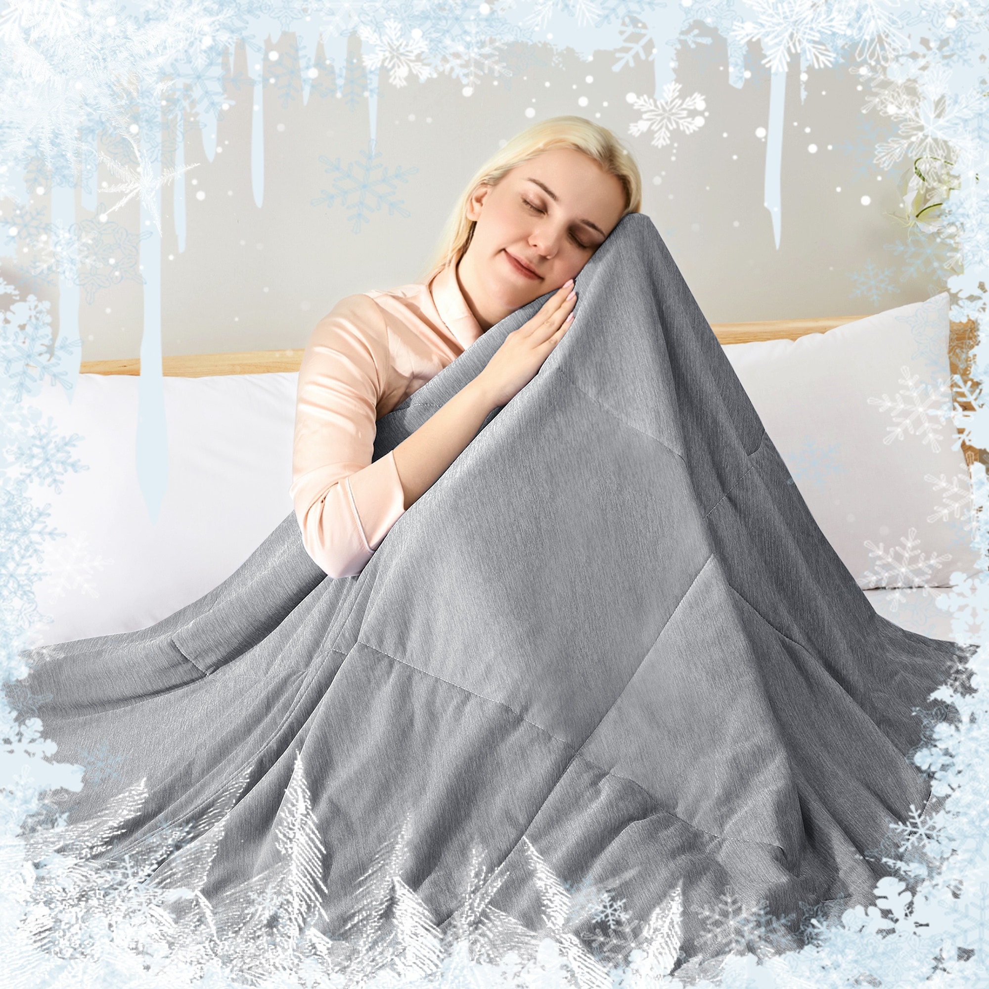Cooling Comforter, Cooling Blanket for Night Sweats Hot Sleeper