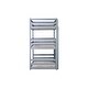 preview thumbnail 14 of 56, Rubber Wood Detachable Triple Twin Bunk Bed with Two Built-in Ladders,Guardrails,Kids and Baby