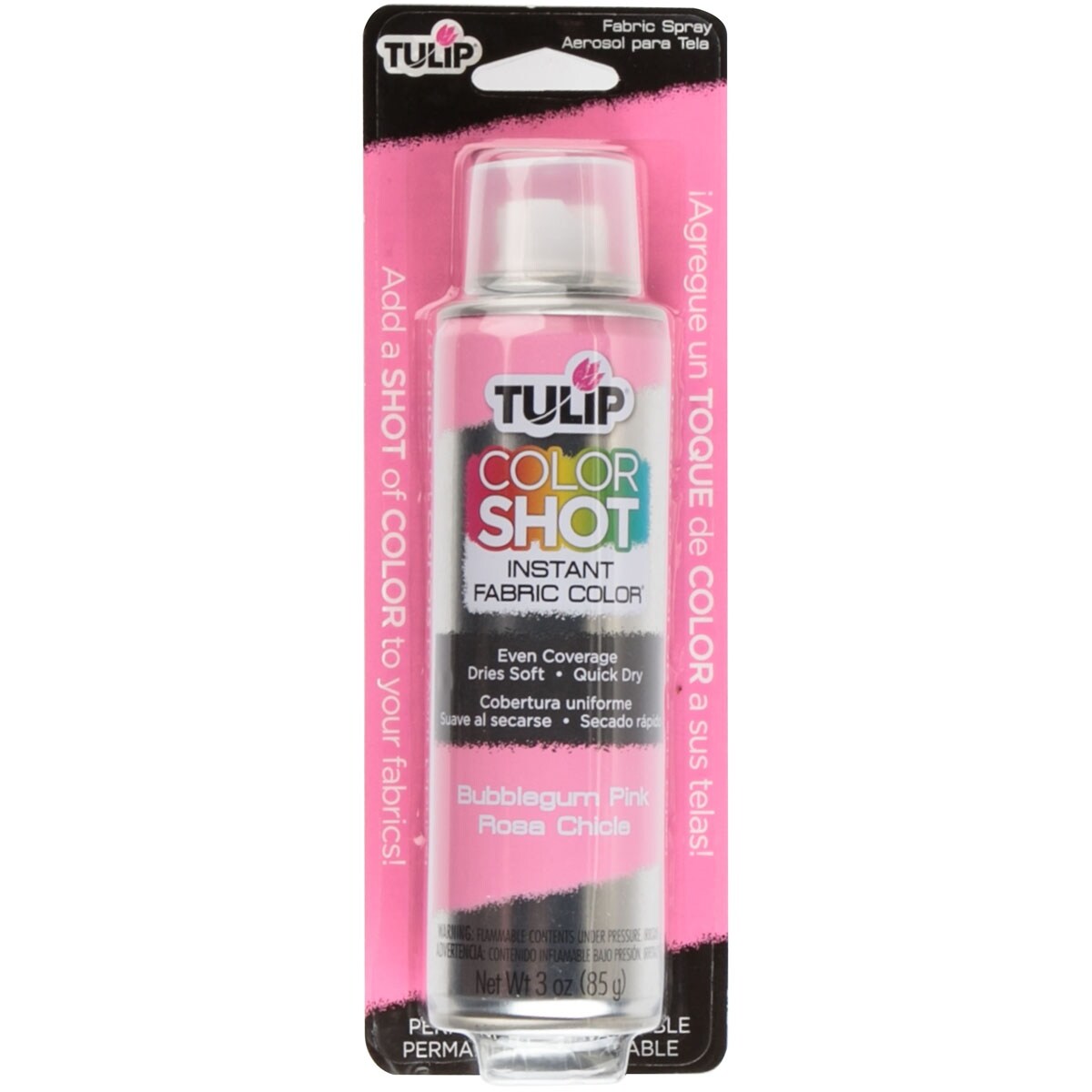 Shop Tulip Colorshot Instant Fabric Color Spray 3oz Bubblegum Pink