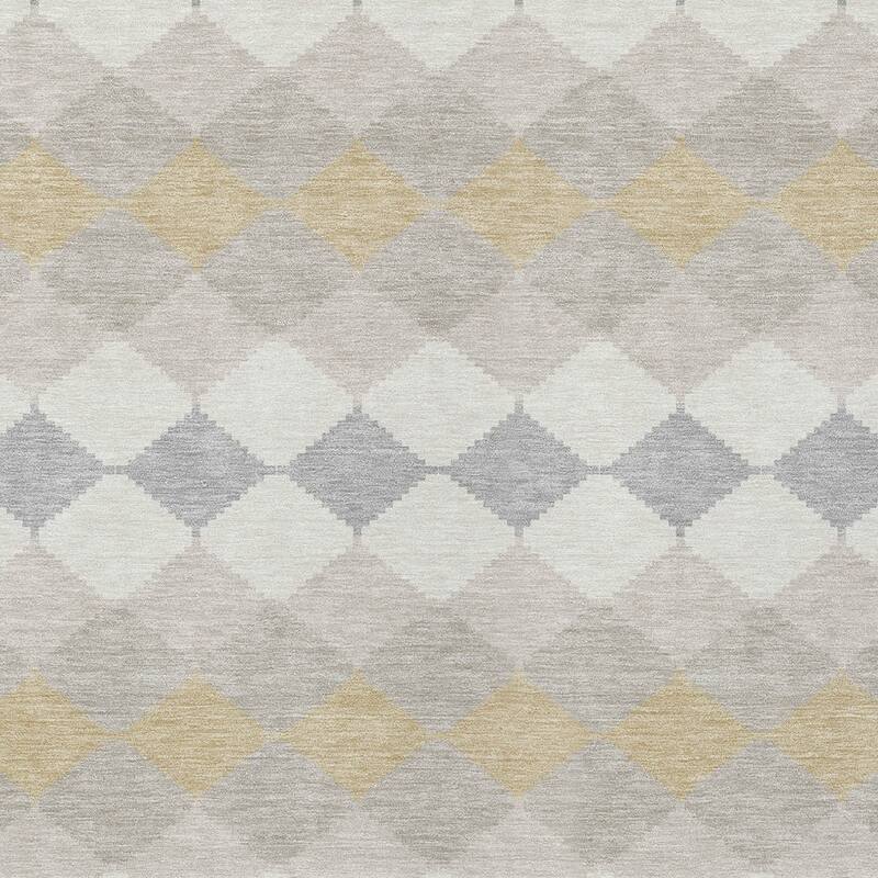 HomeRoots Geometric Transitional Rectangle Outdoor Rug