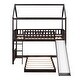preview thumbnail 6 of 6, Delightful House Shaped Full Size Bed Frame - A Whimsical Touch - Kids' Bedroom Furniture