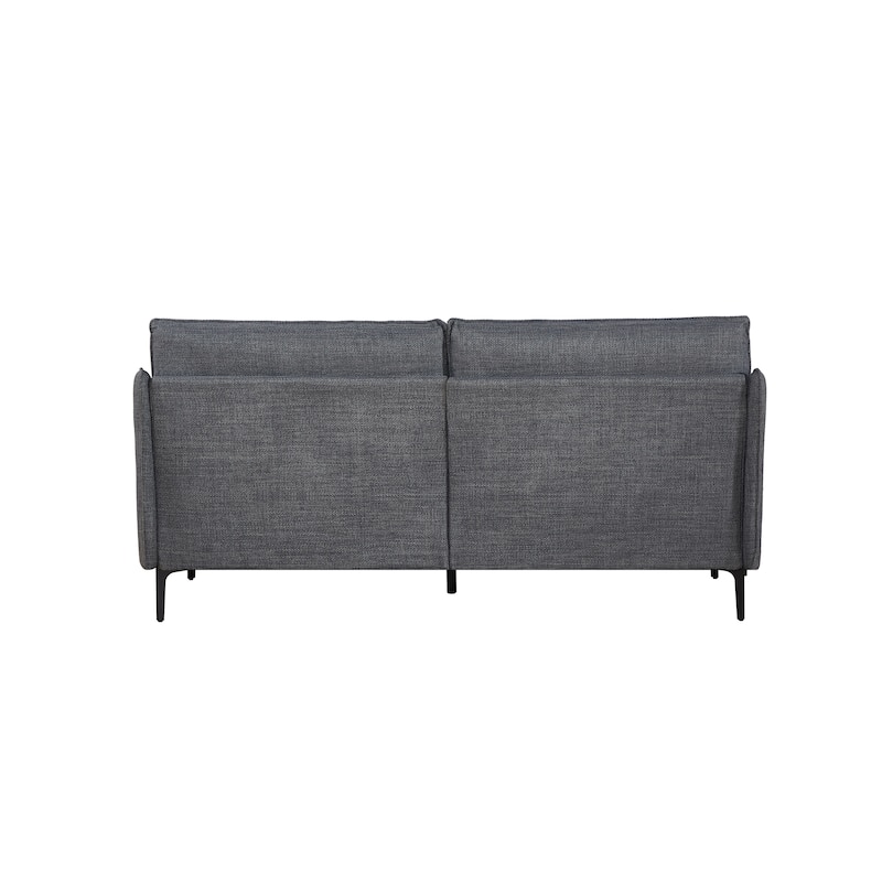 Christopher Knight Home - 2.5-Seater Sofa with USB Charging Port & Metal Legs
