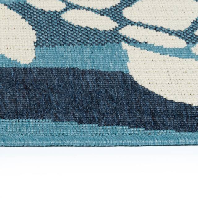 Ambrosi Sea Turtles Novelty Indoor/ Outdoor Area Rug