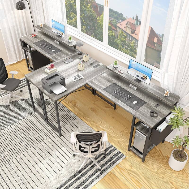 L Shaped Gaming Computer Desk